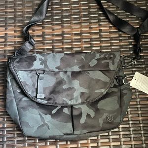 NWT Lululemon All Night Festival Bag in Army Black.  Hard to find color!!!